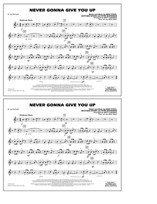 Never Gonna Give You Up - Eb Alto Sax