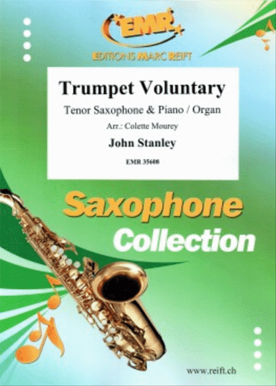 Trumpet Voluntary Tenor Saxophone scores gallery preview page 1