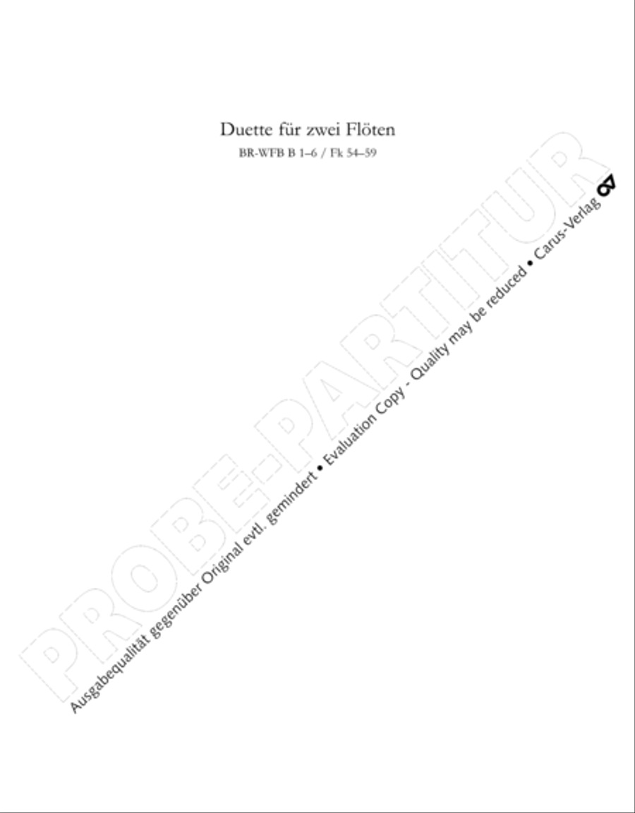 Gesamtausgabe Band 3 (Kammermusik: Duette, Solo- und Triosonaten) Score scores gallery preview page 22