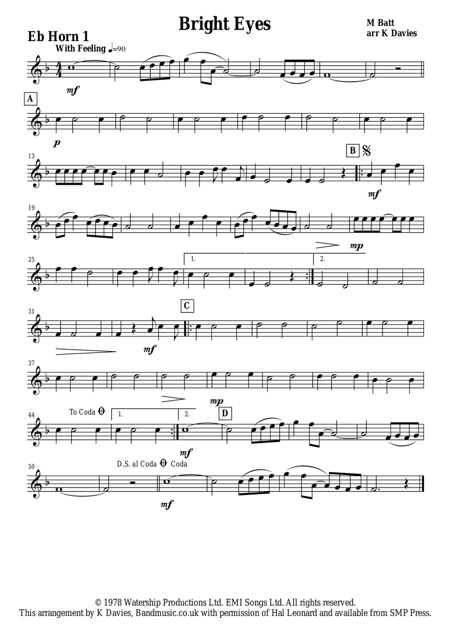Bright Eyes Bright Eyes Small Ensemble scores gallery preview page 4