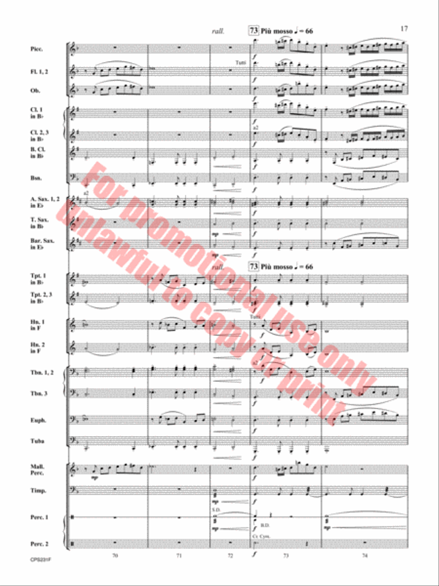 Better Angels Concert Band scores gallery preview page 18