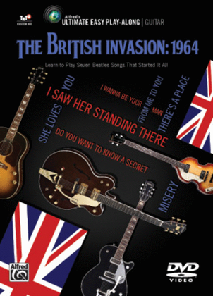Book cover for Ultimate Easy Guitar Play-Along -- The British Invasion 1964