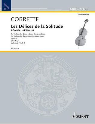 Book cover for Les Delices de la Solitude, Op. 20