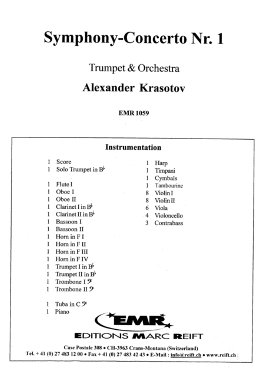 Symphony Concerto No. 1