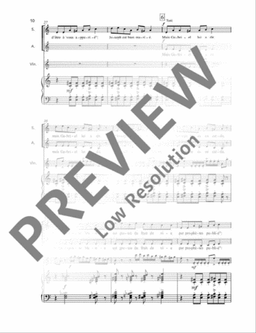 Trois Noels de France Trois Noels de France Piano Accompaniment scores gallery preview page 11