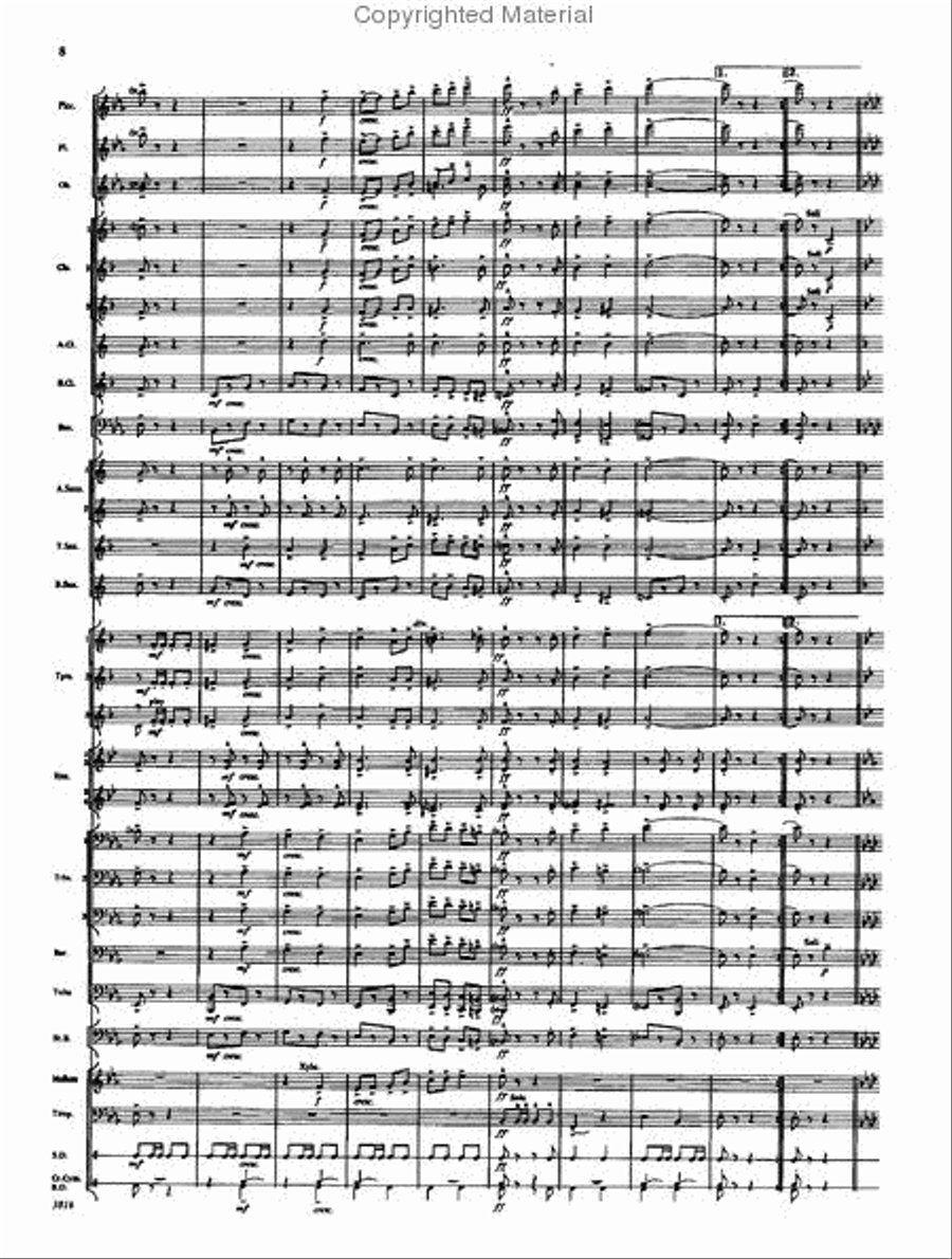 Proud Spirit Concert Band scores gallery preview page 7