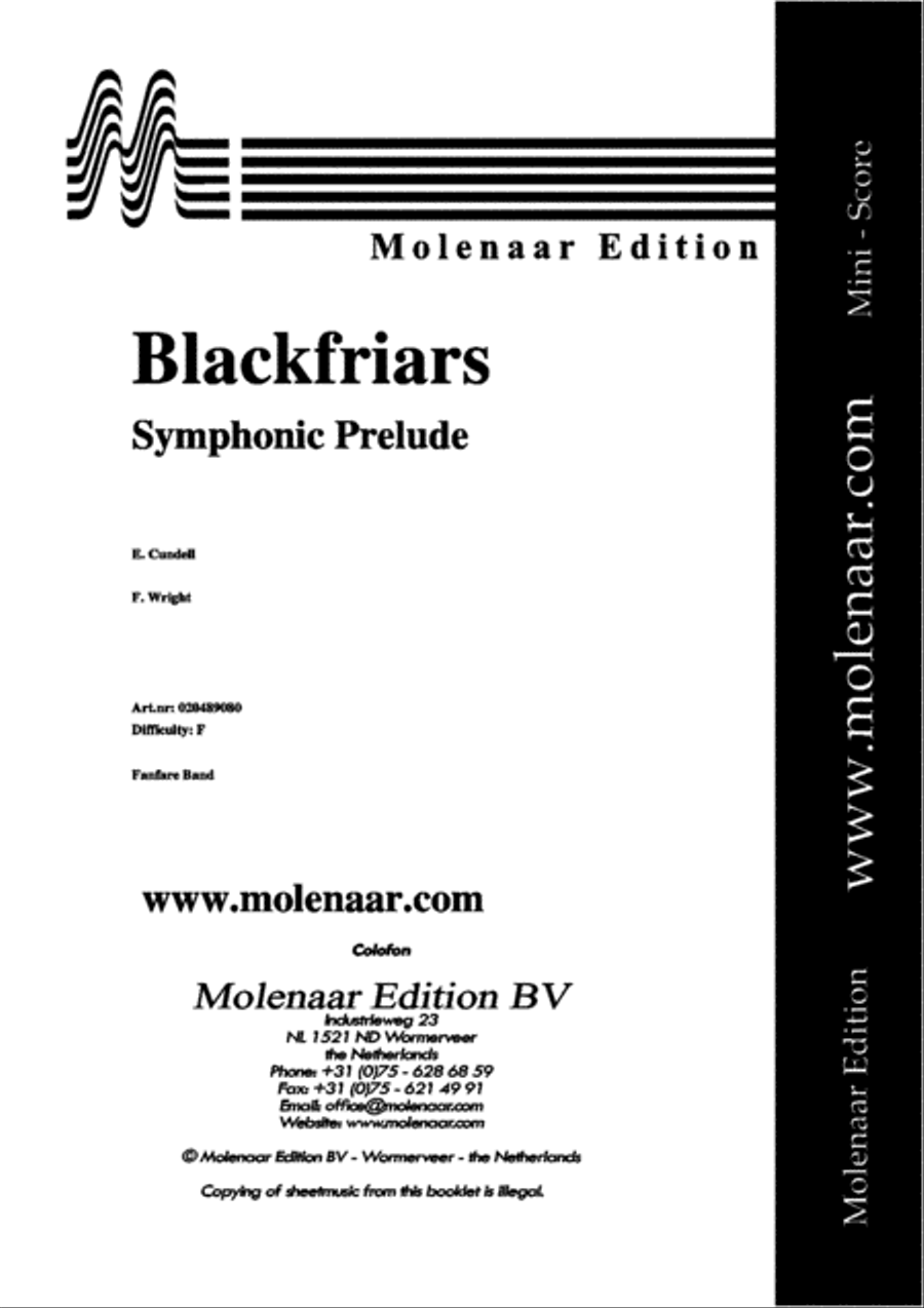 Blackfriars Fanfare Band scores gallery preview page 2