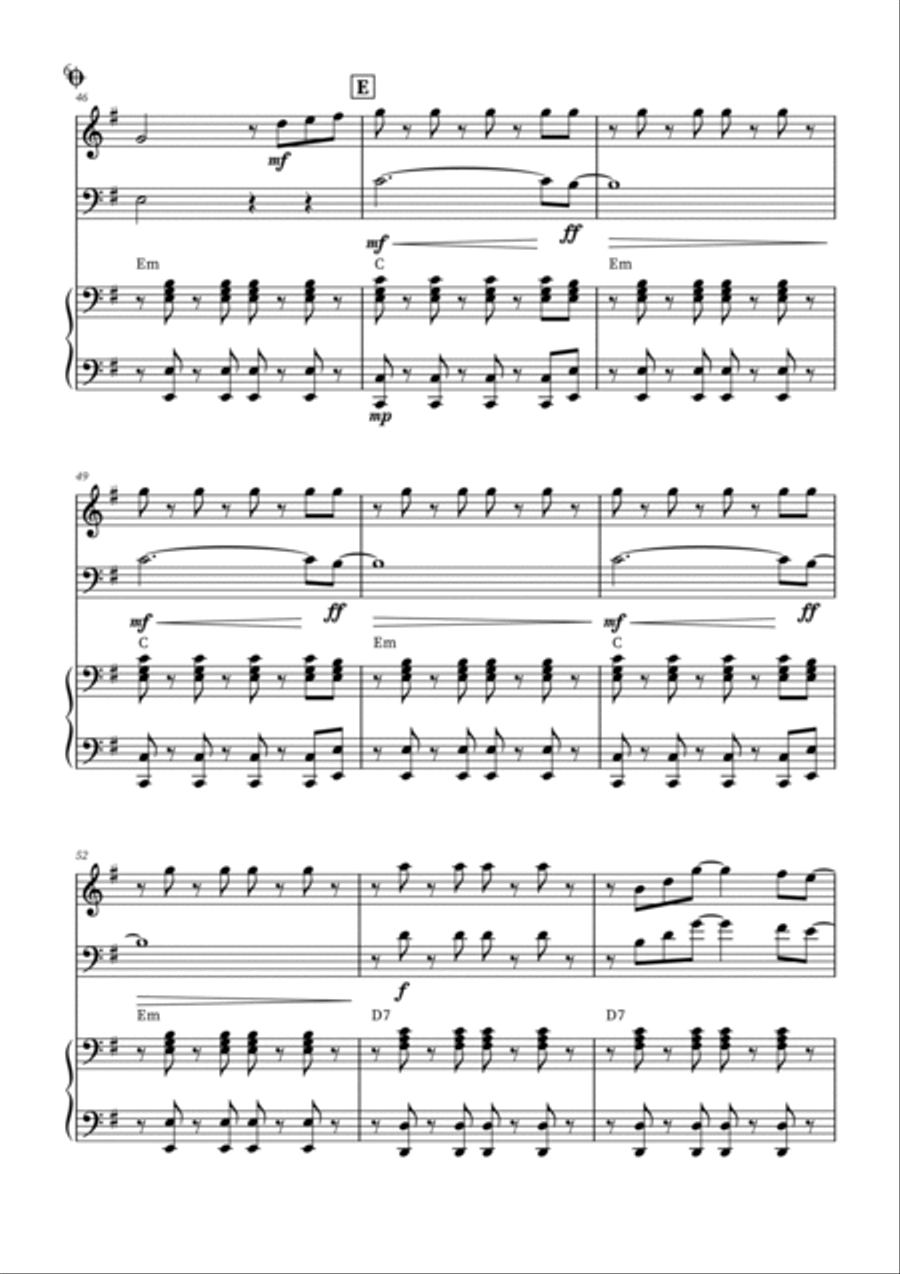 Viva La Vida Piano Trio scores gallery preview page 6