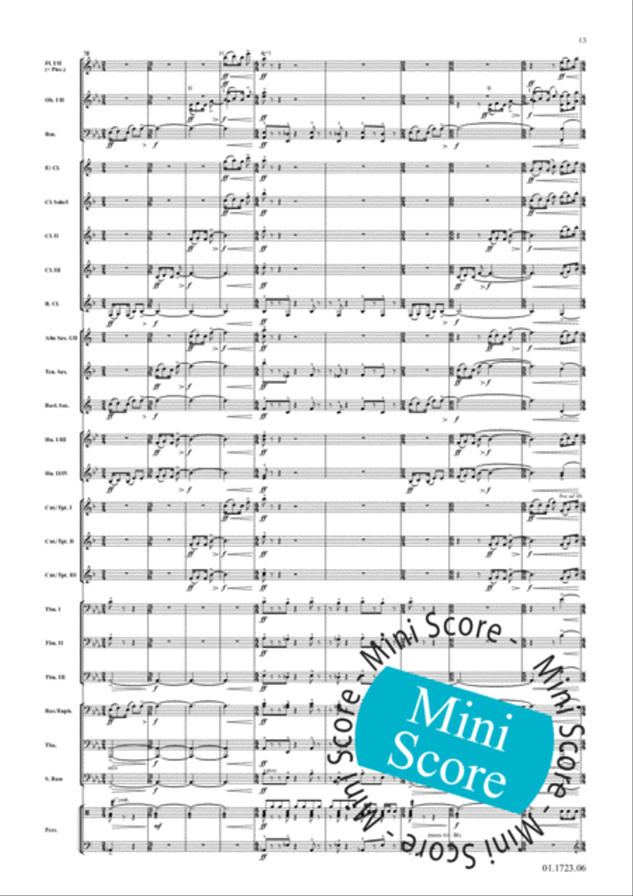 Cake-Walk Phantasy Concert Band scores gallery preview page 17