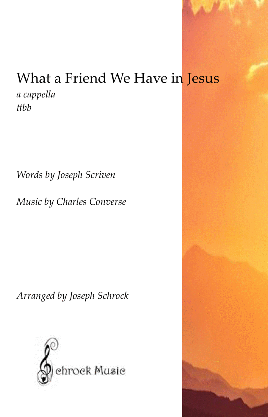 Book cover for What a Friend We Have in Jesus