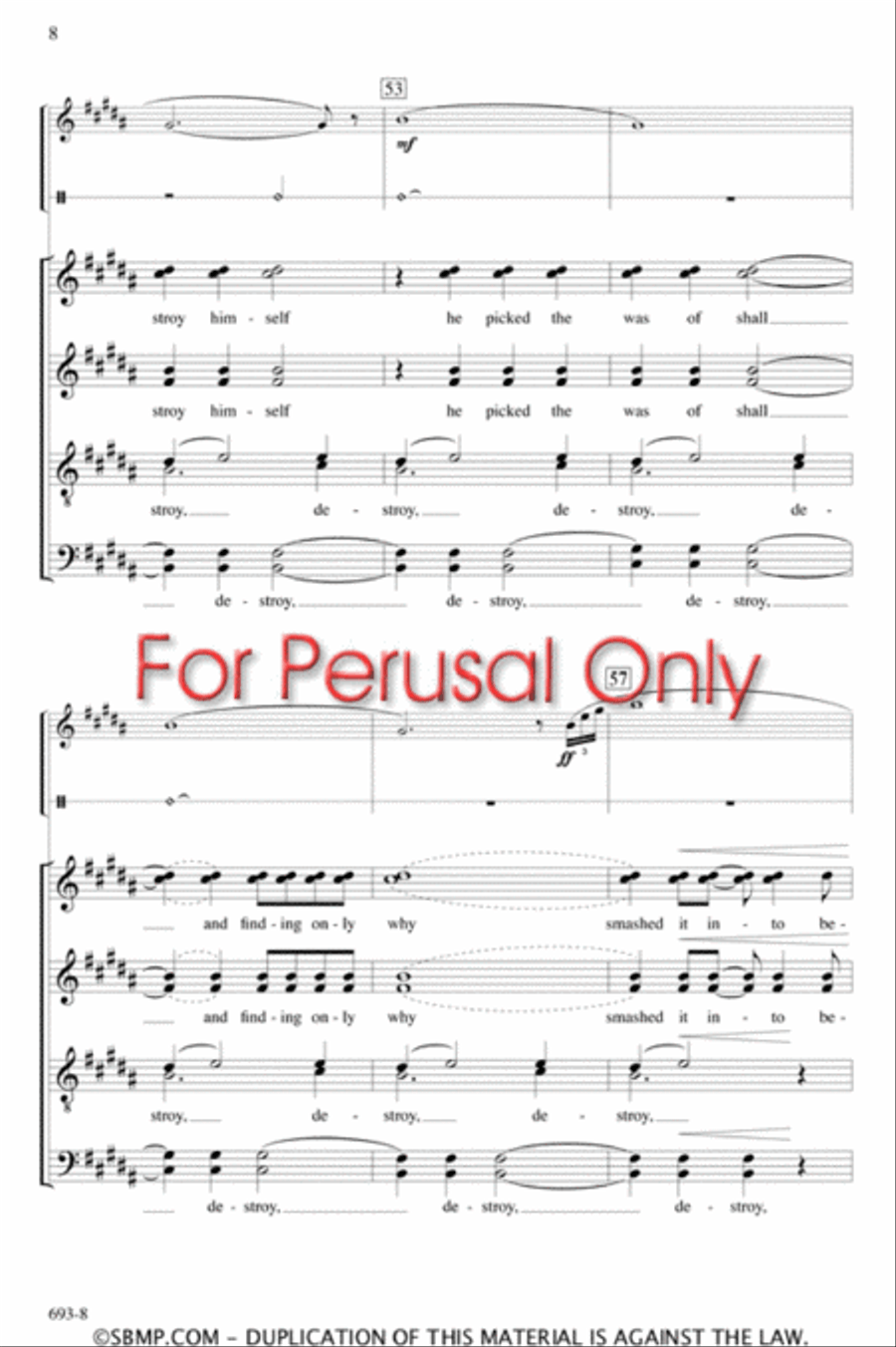 when god decided to invent - SATB Octavo 4-Part scores gallery preview page 8