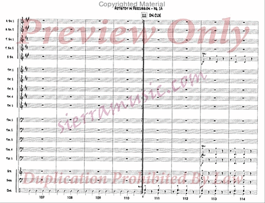 Artistry In Percussion Jazz Ensemble scores gallery preview page 15