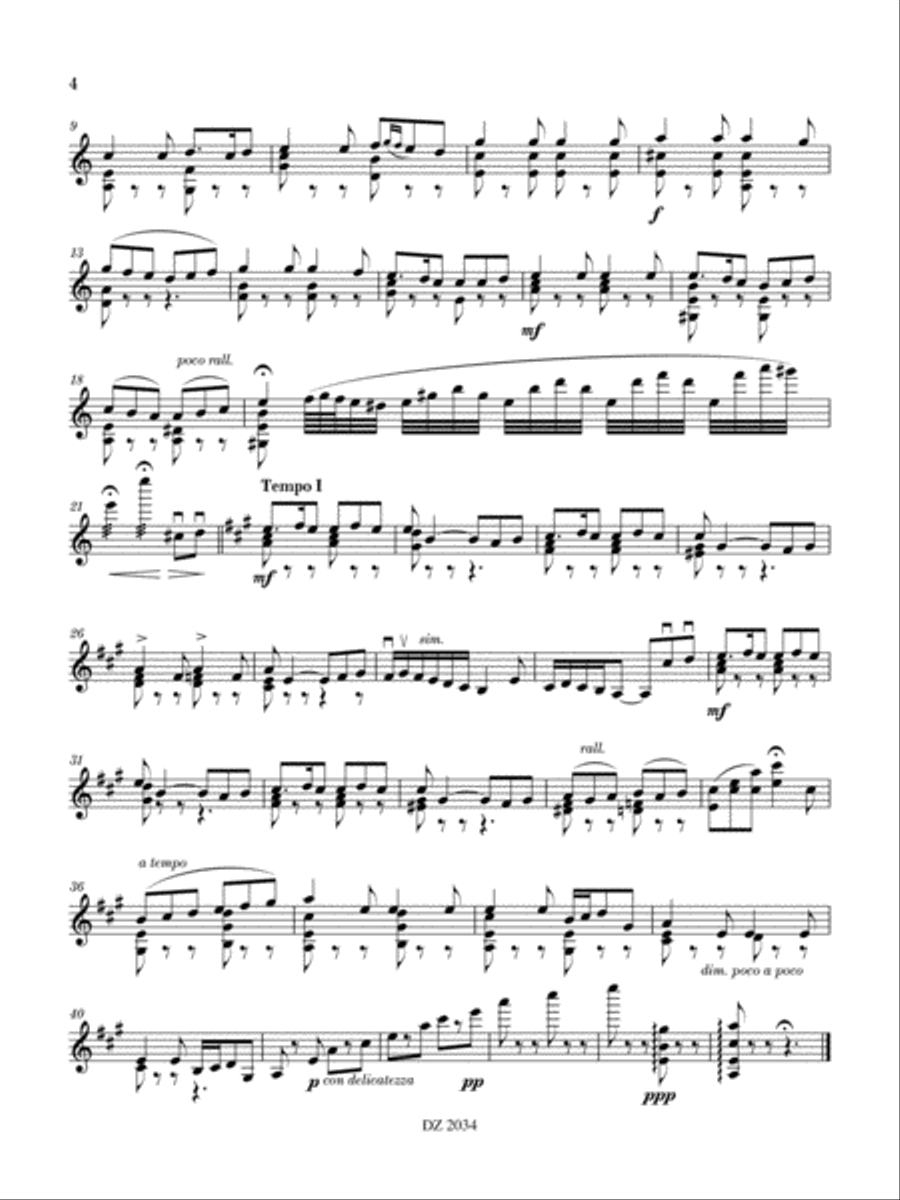 6 pièces solo 6 pièces solo Mandolin scores gallery preview page 4