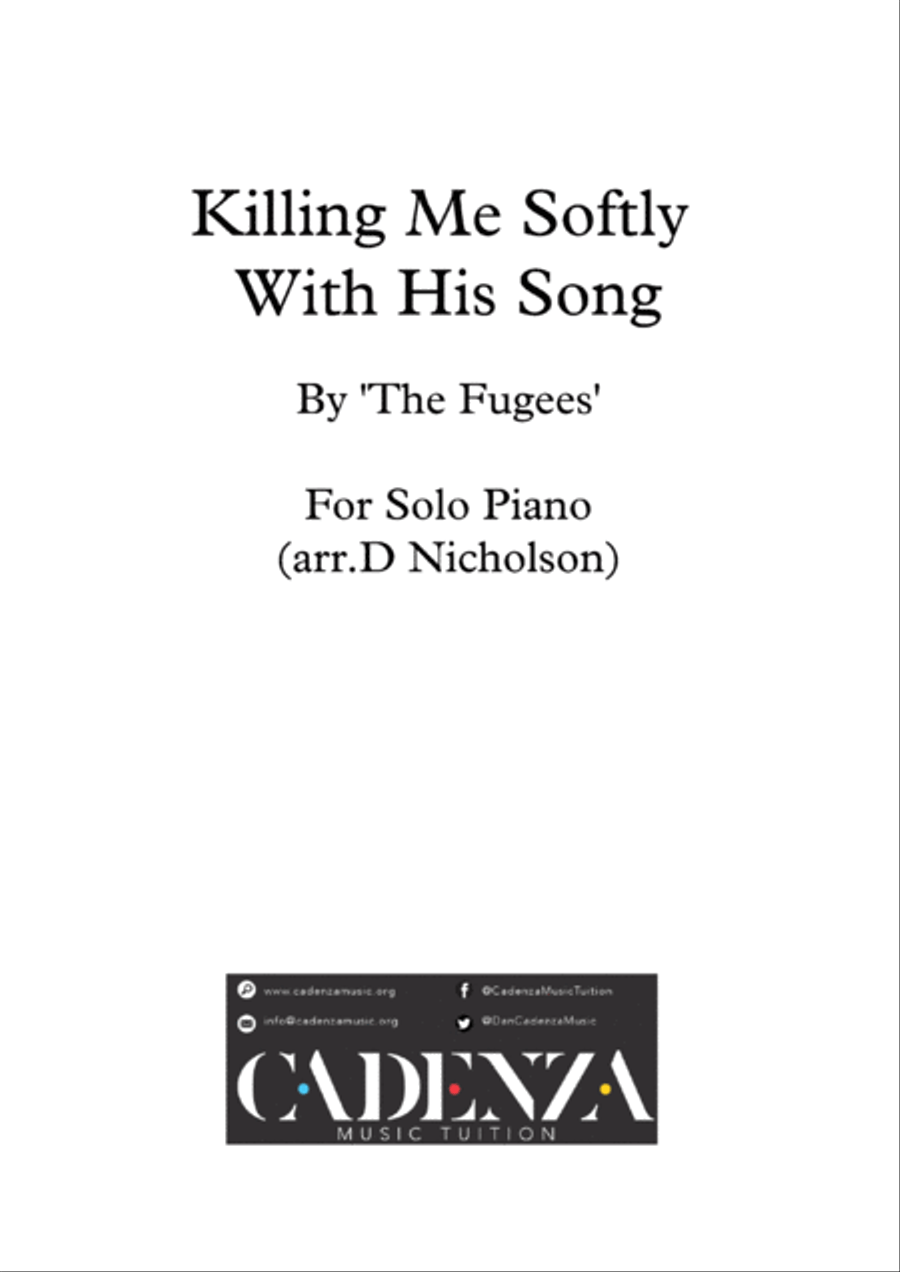 Killing Me Softly With His Song Voice scores gallery preview page 1