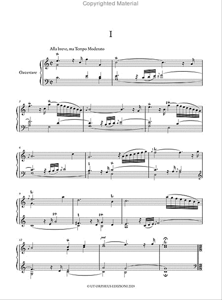 Componimenti Musicali (1739) for Harpsichord Harpsichord scores gallery preview page 2