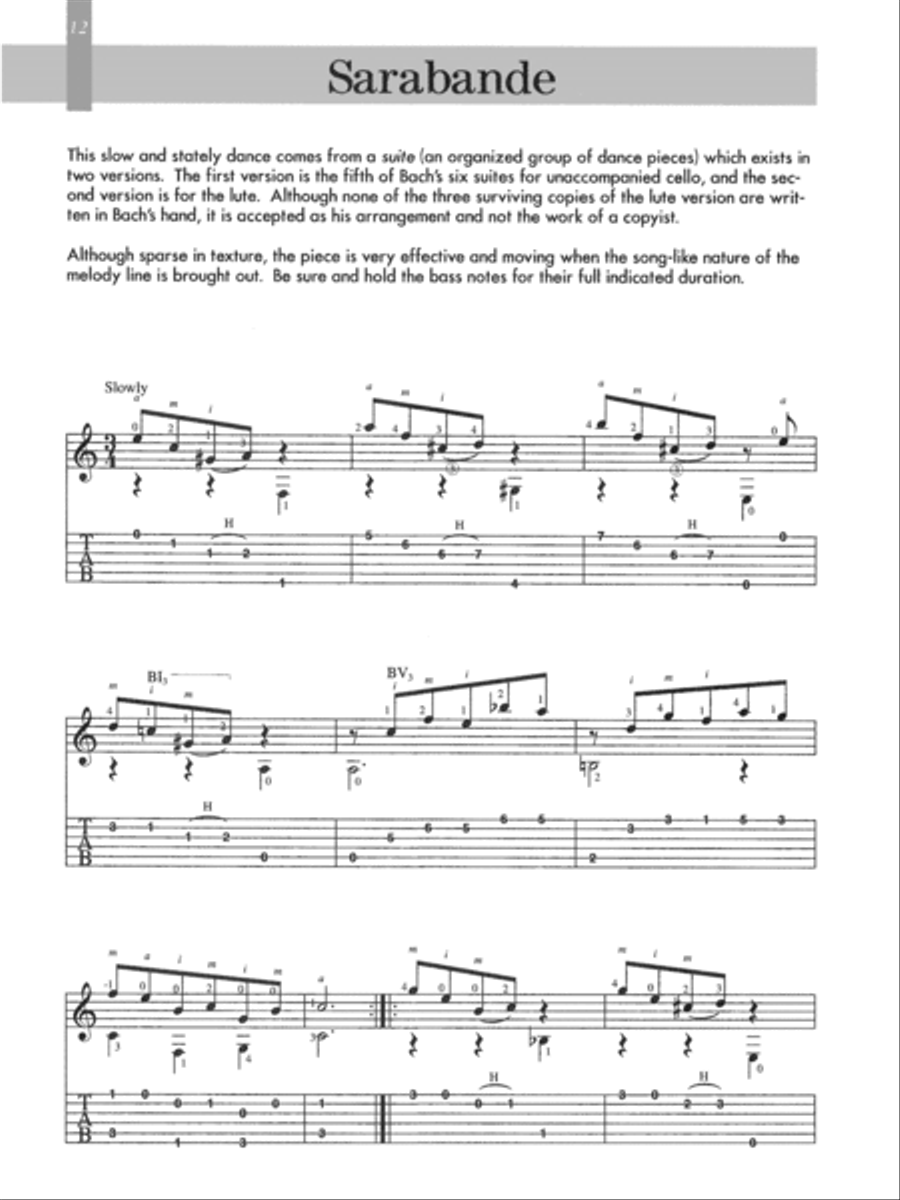 Bach for Guitar - Masters in Tab