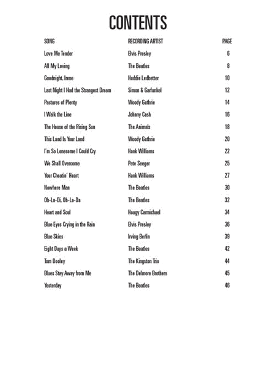 Easy Songs for Ukulele Ukulele scores gallery preview page 3