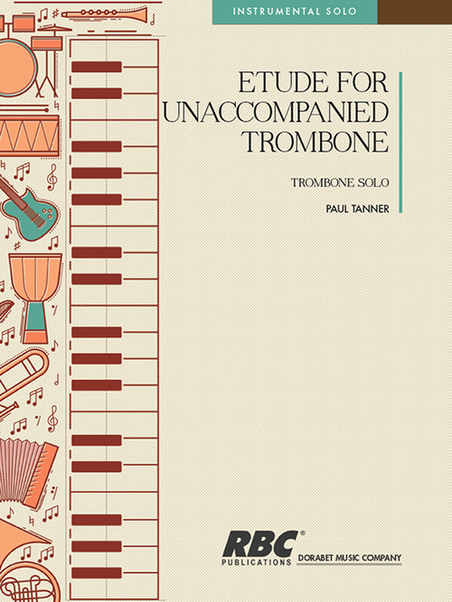 Etude For Unaccompanied Trombone Concert Band scores gallery preview page 1