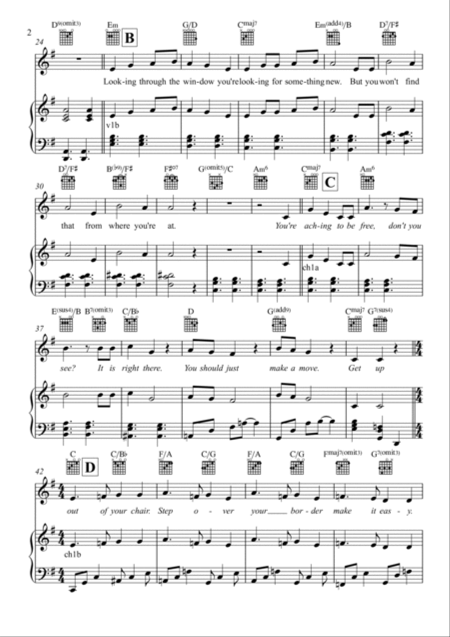 Let In The Breezy Let In The Breezy Piano, Vocal, Guitar scores gallery preview page 2