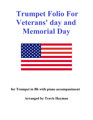 Book cover for Trumpet Folio for Veterans' Day and Memorial Day