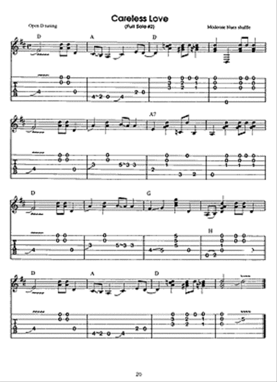 Learn to Play Bottleneck Guitar Guitar scores gallery preview page 2