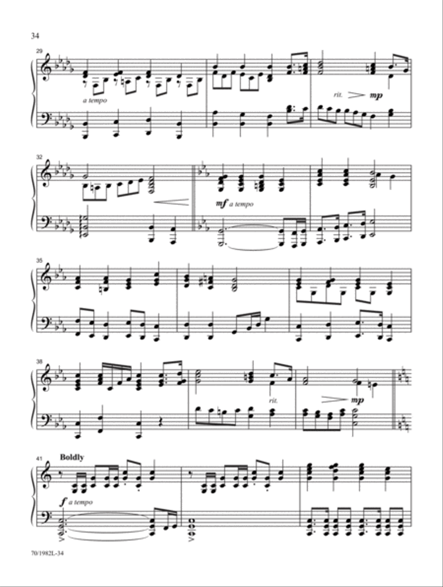 Light of The World Piano Solo scores gallery preview page 22