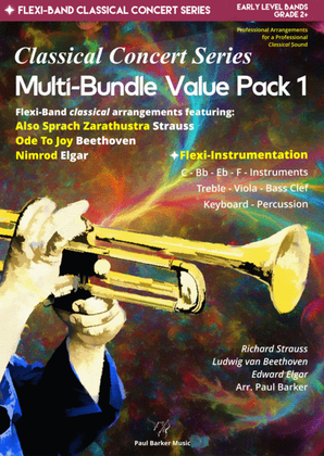 Book cover for Classical Concert Series Multi-Bundle Value Pack 1 (Flexible Instrumentation)