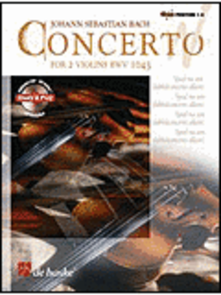 Concerto For 2 Violins Bwv 1043 Bk/cd Intrmed