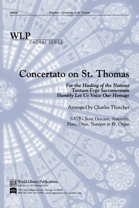 Book cover for Concertato on St Thomas