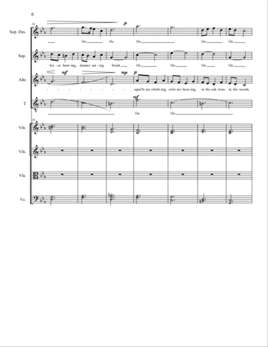 The Magical Woods Choir scores gallery preview page 6