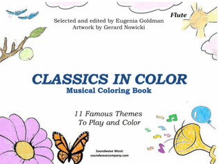 Book cover for Classics in Color (Flute)