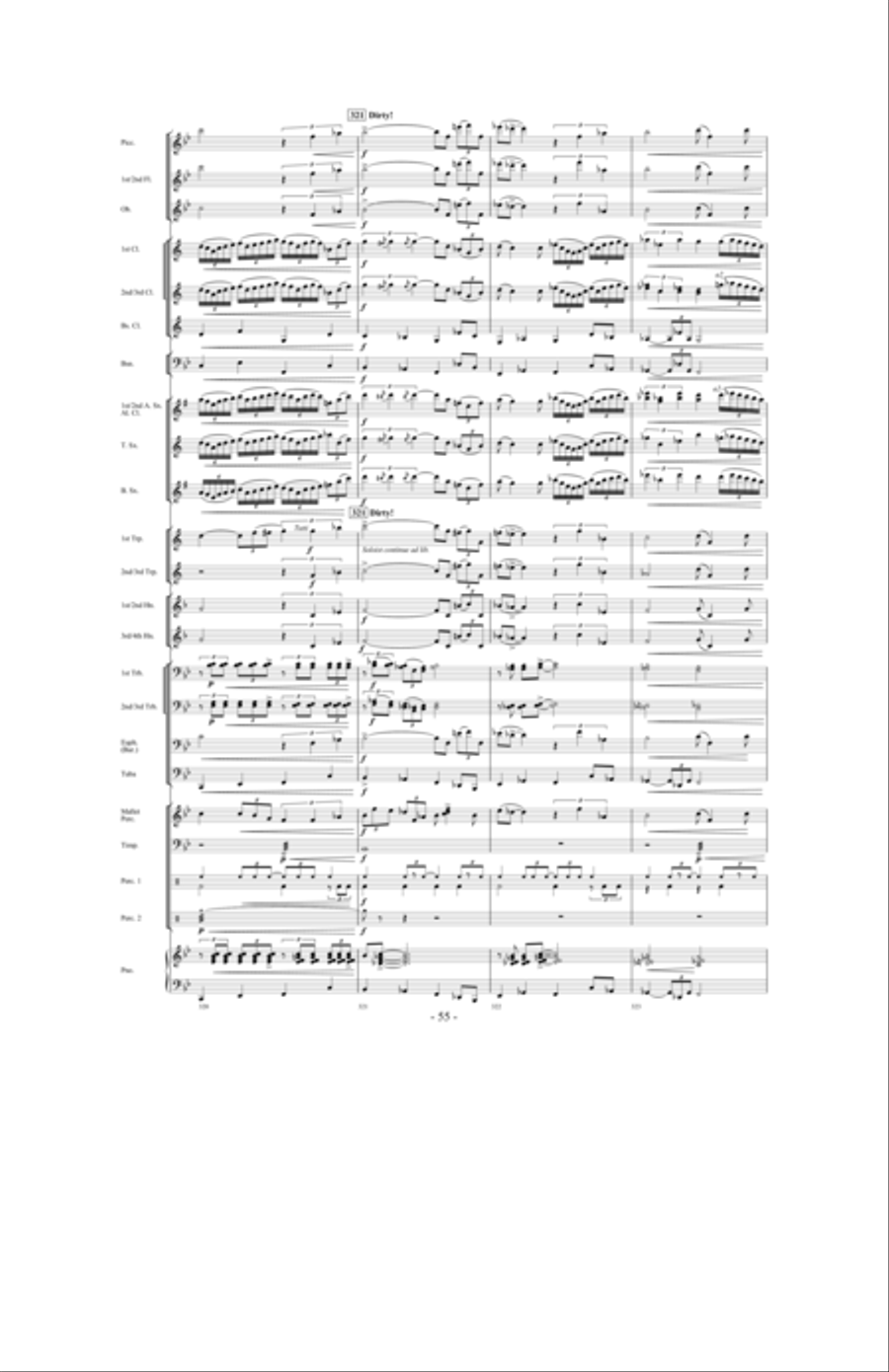 Promising Skies Concert Band scores gallery preview page 54
