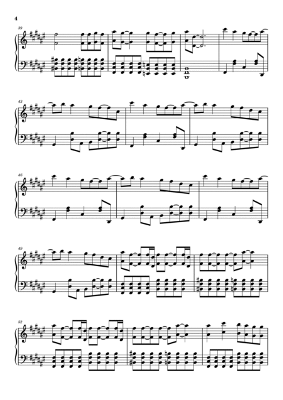 All Star Piano Solo scores gallery preview page 4
