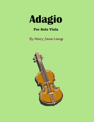 Adagio for Solo Viola