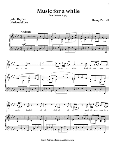 Music for a while (F minor)