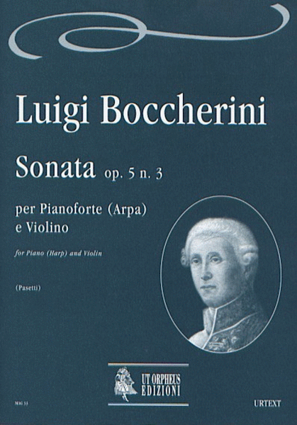 Sonata Op. 5 No. 3 for Piano (Harp) and Violin image number null