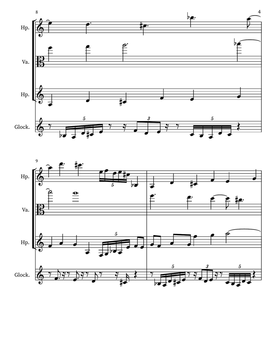 Children's Musing 17 Small Ensemble scores gallery preview page 4