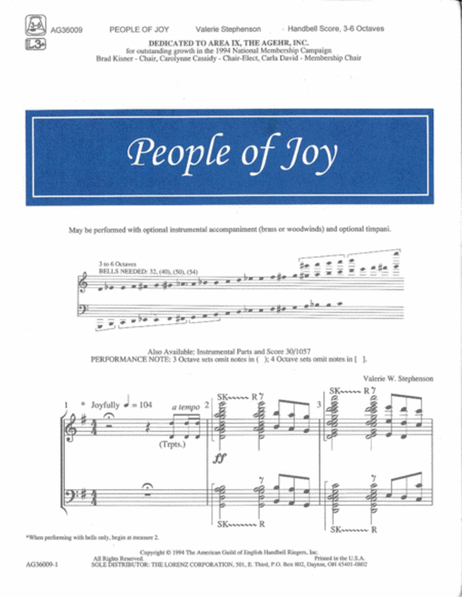 People of Joy - Handbell Choir