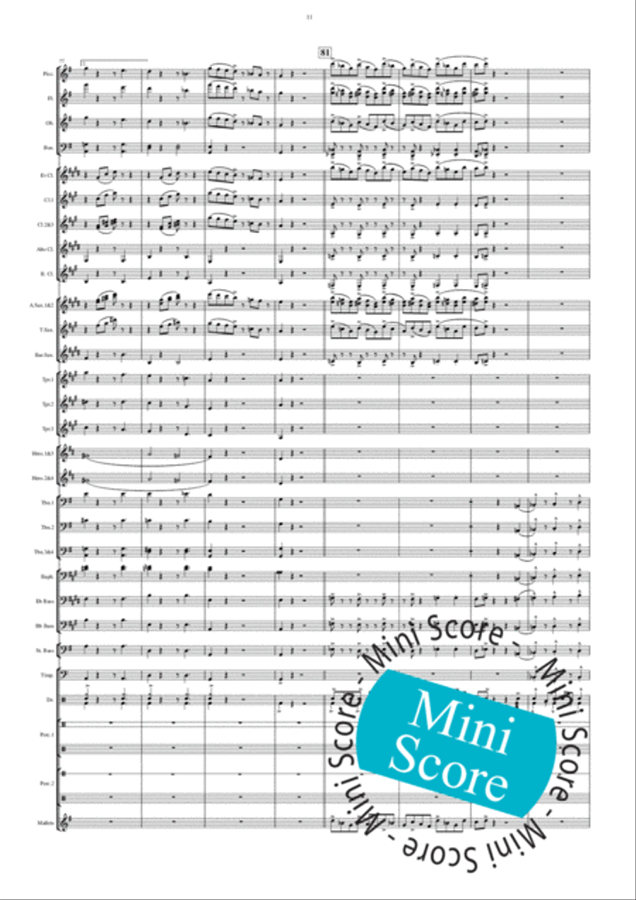 Car Concert Band scores gallery preview page 15
