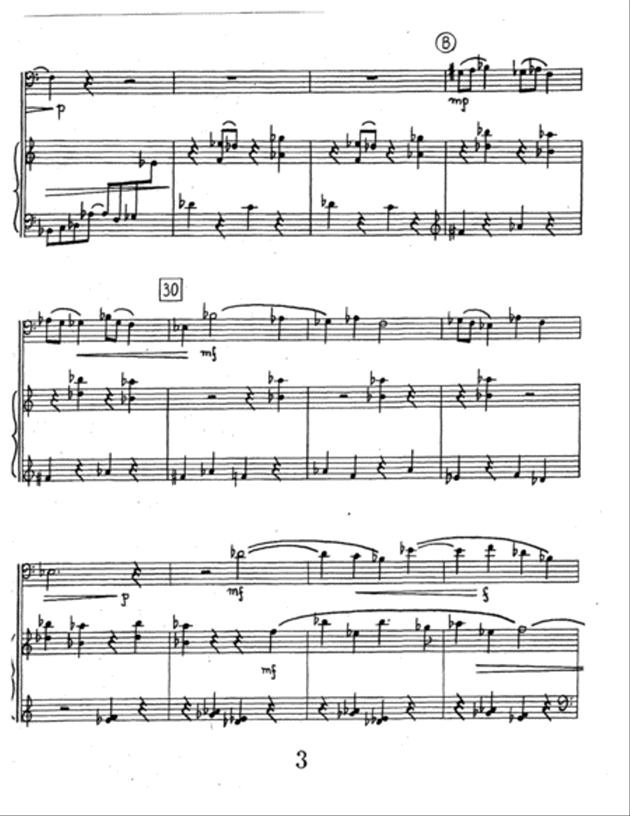 Bagatelles Euphonium scores gallery preview page 6