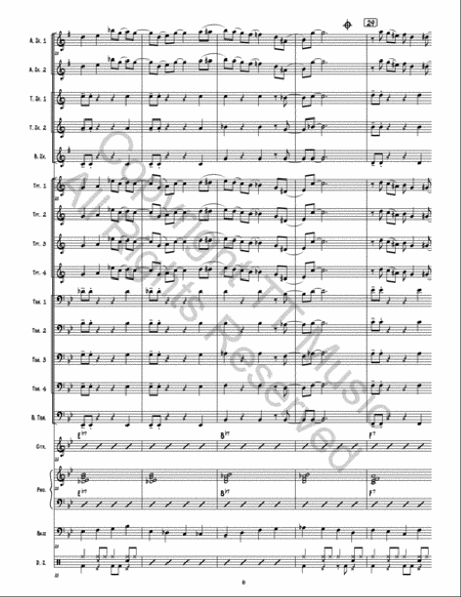 Airport Blues Airport Blues Jazz Ensemble scores gallery preview page 7