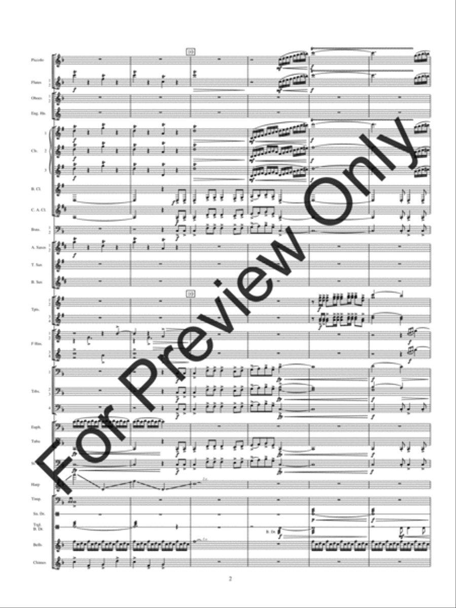 Holiday Rhapsody Concert Band scores gallery preview page 5