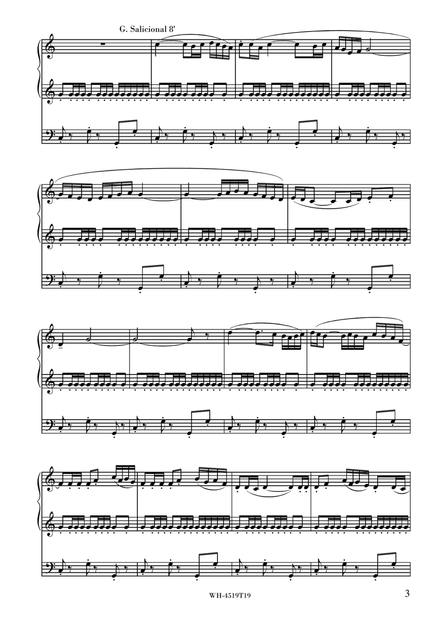 RAVEL / OLLIVE - BOLERO RAVEL / OLLIVE - BOLERO Organ Solo scores gallery preview page 4