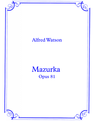 Mazurka Opus 81