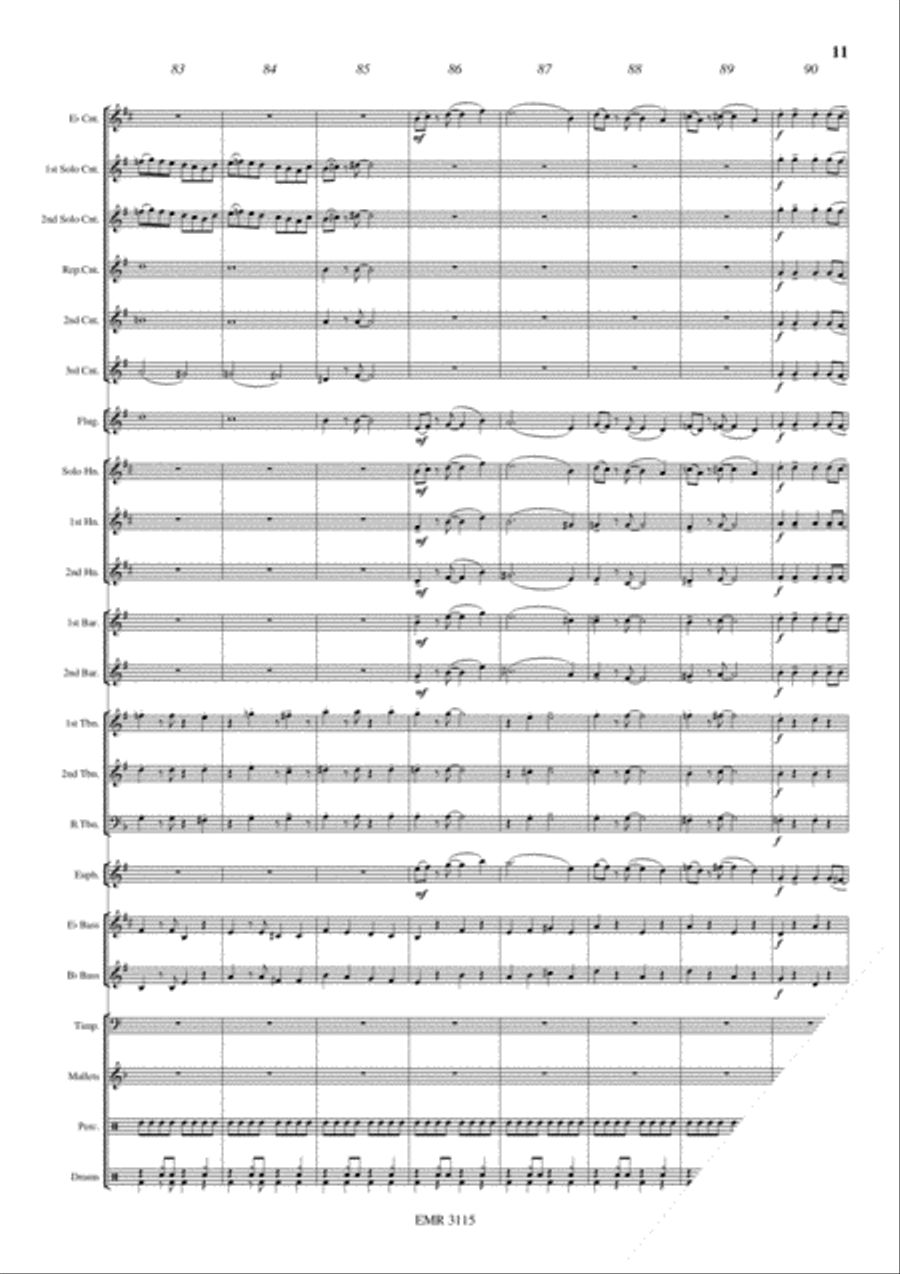 Frere Jacques Brass Band scores gallery preview page 12