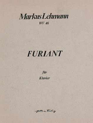 Book cover for Furiant WV 46