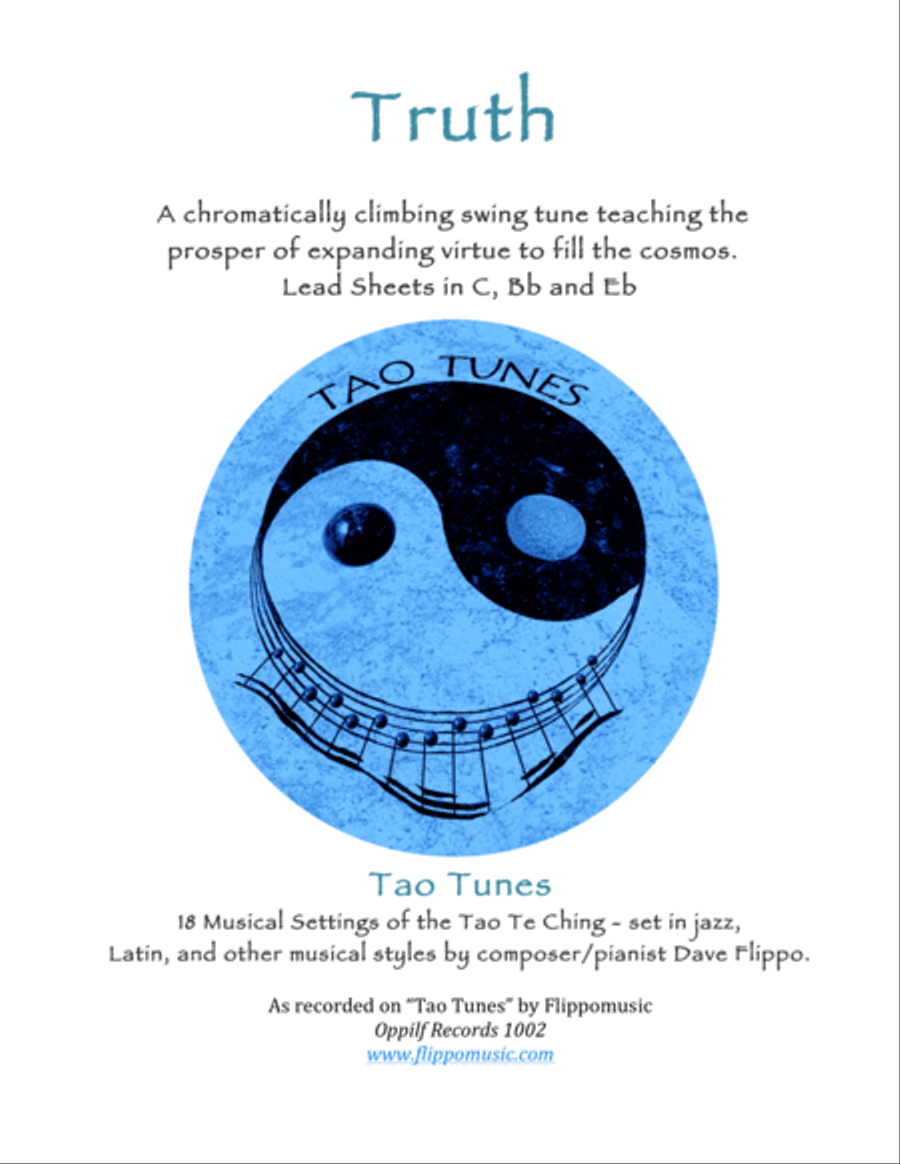 TRUTH - A "Tao Tune" - Lead Sheets in C, Bb and Eb image number null