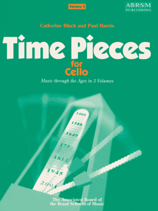Book cover for Time Pieces for Cello, Volume 2
