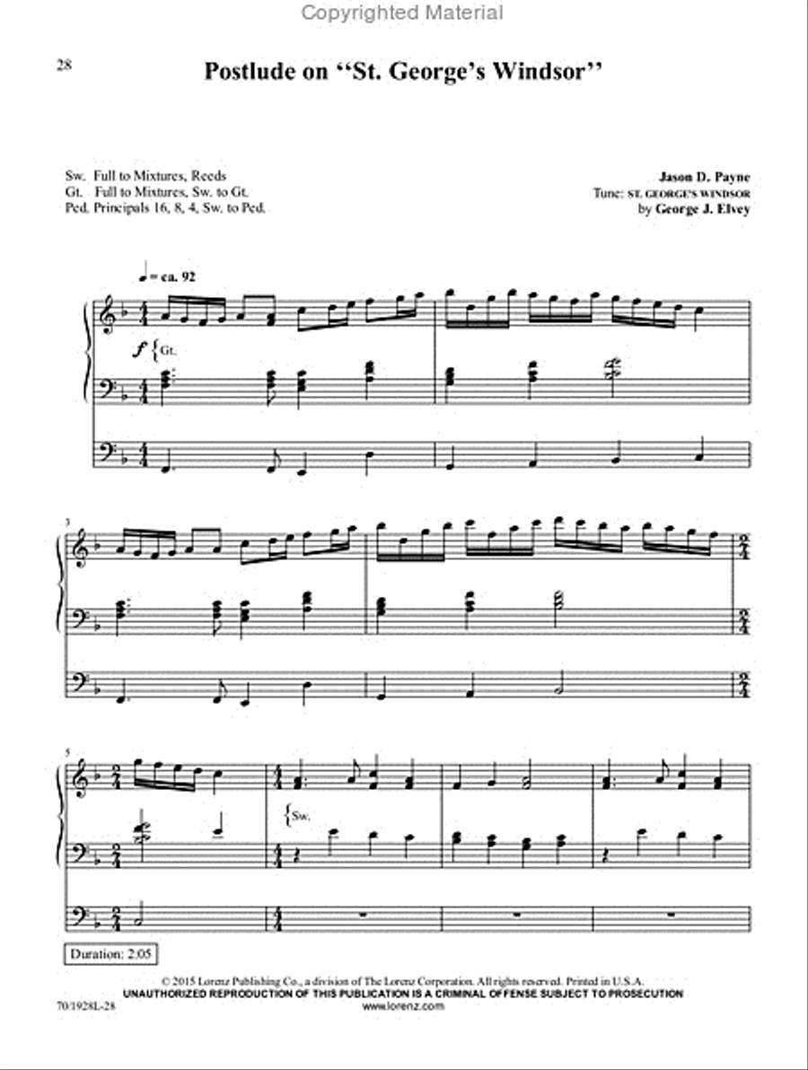 Jubilation! Organ Solo scores gallery preview page 16