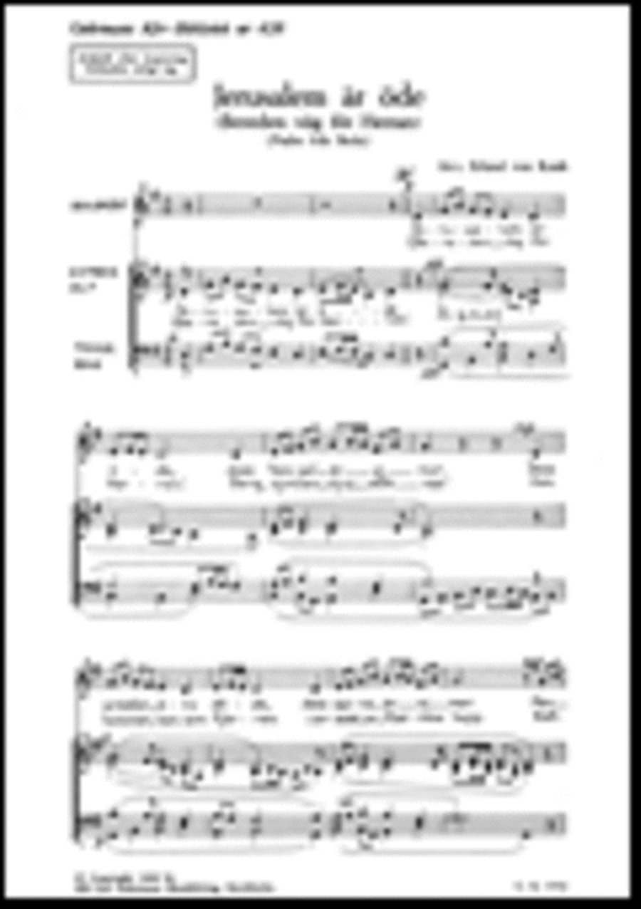 Jerusalem ar ode 4-Part scores gallery preview page 1